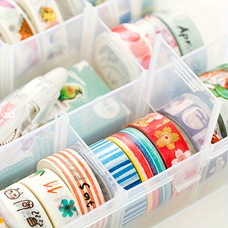 2pcs large transparent plastic storage box with 15 compartments suitable for beads jewelry   transparent plastic storage box for jewelry jewelry box bead organizer     rectangular container lightweight organizer sturdy construction compartment organizer home organizers craft enthusiasts jewelry boxes Product details 8