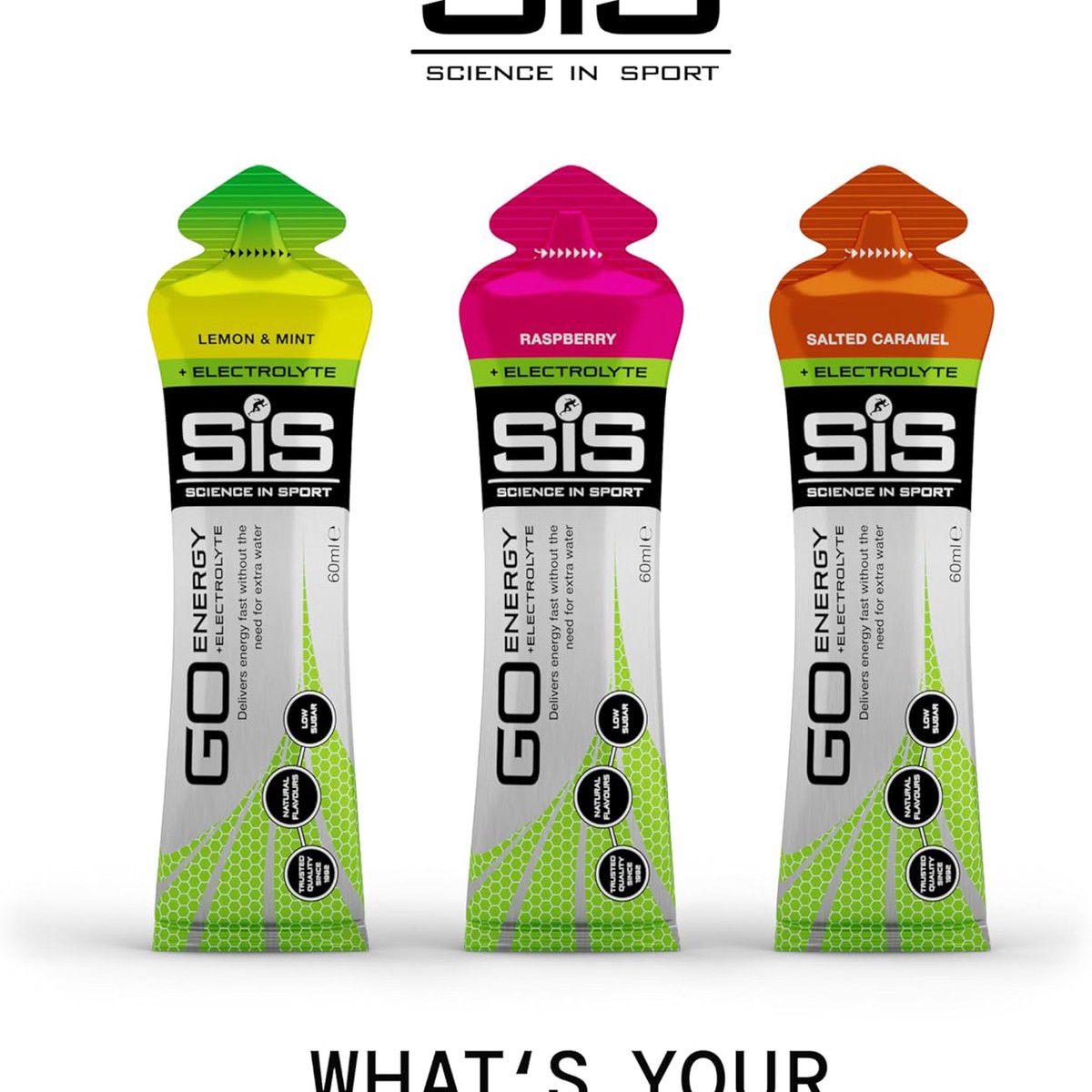 SIS Go Isotonic Energy Gel with Electrolytes- Nutrition Gel Supports Performance and Hydration for Running and Cycling- Raspberry Flavour, 60ml, Pack of 6