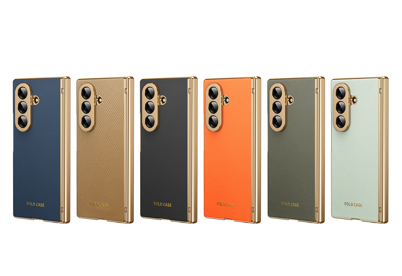 Coque de téléphone - Coque de téléphone TPU tout-en-un avec protection de charnière, convient pour Samsung Z Fold7 Fold6 Fold5 Fold4 Fold3, coque de téléphone pliante d'affaires, &Cadeau pour papa&Cadeau pour papa&Accessoires de téléphone portable