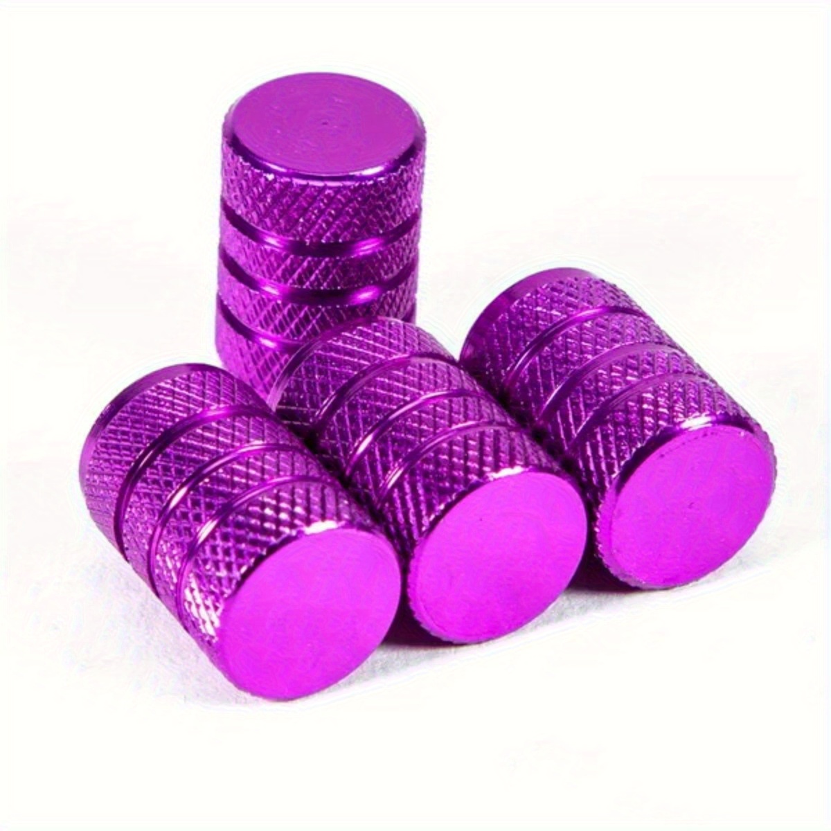 Image of 10pcs Of Mesh-patterned Metal Tire Valve Caps, Corrosion-resistant, Universal Valve Covers Suitable For Cars, Trucks, Motorcycles, Suvs, And Bicycles