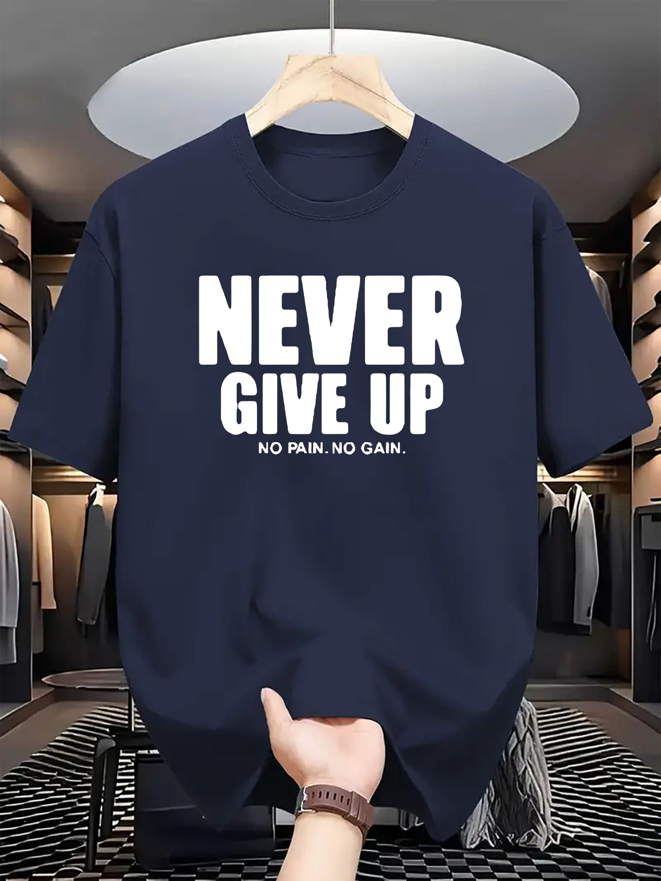 men's casual crew neck t shirt 