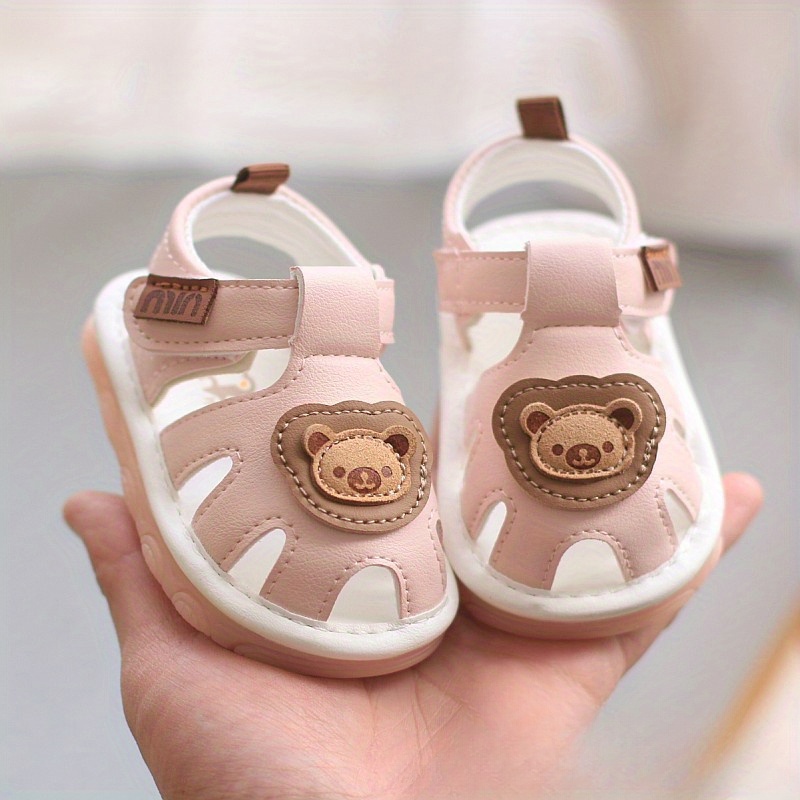 Sandalias con Sonido para Bebés que Aprenden a Caminar, Zapatos con  Dibujos Animados para Niños y Niñas de Un Año