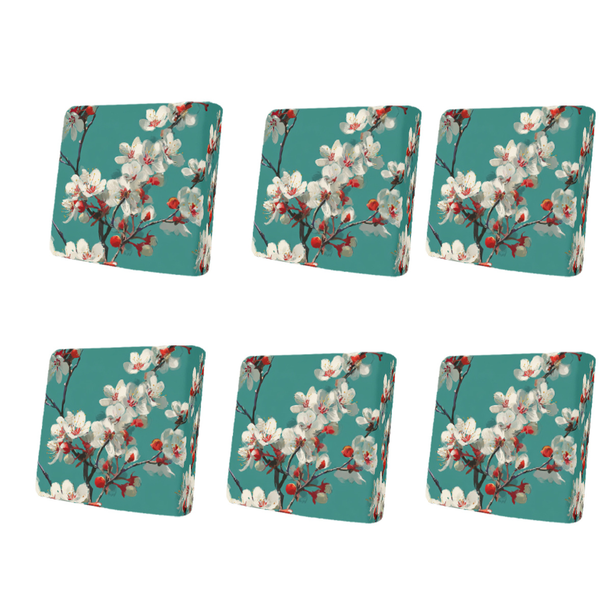 TEMU Buitenstoelhoes, Buiten Kussenhoes, Kussenhoes, Frisse Stijl, Pruimenbloesemtak Digitale Print Buitenbankhoes, Huisdiervriendelijke Bankhoes,