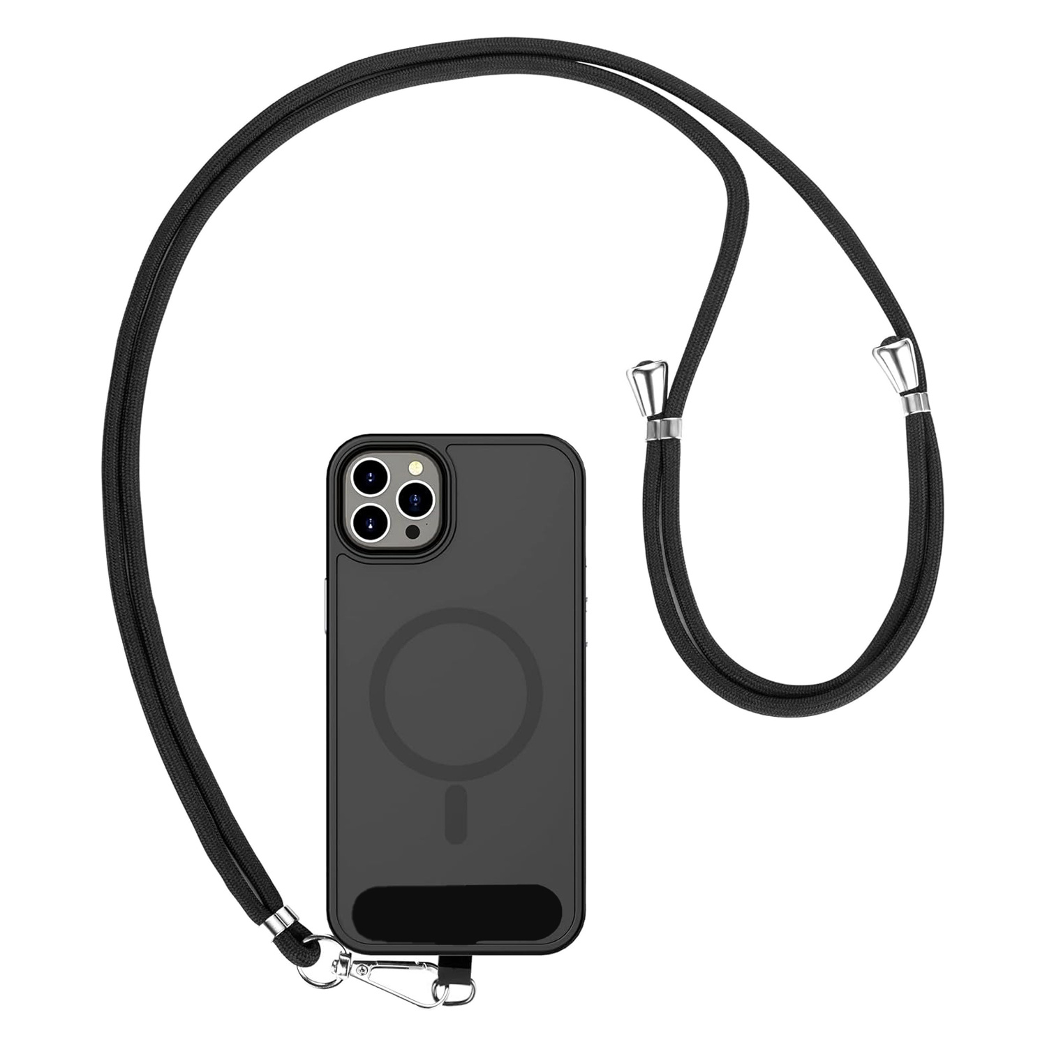 1pc Fashion Adjustable Phone Lanyard Crossbody Neck Wrist Strap With Patch Extendable Phone Chain Unisex For Phone Case/key/camera/headphone Bag/id Badge Outdoor Anti-loss Lanyard