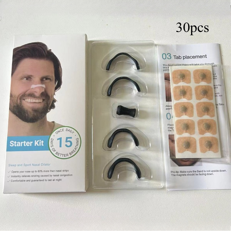 

Breathing Kit - Dilator Set 4 , 1 & 30 Patches, , For & Comfortable , Enhances For Breathing, Suitable For