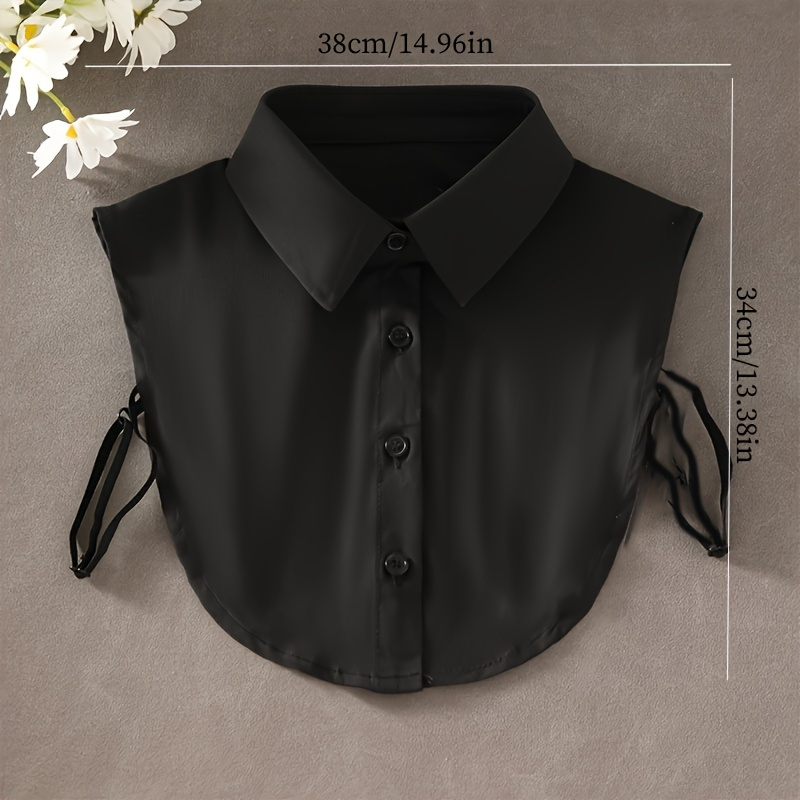 1pc womens universal detachable detachable collar half shirt - Temu Brazil