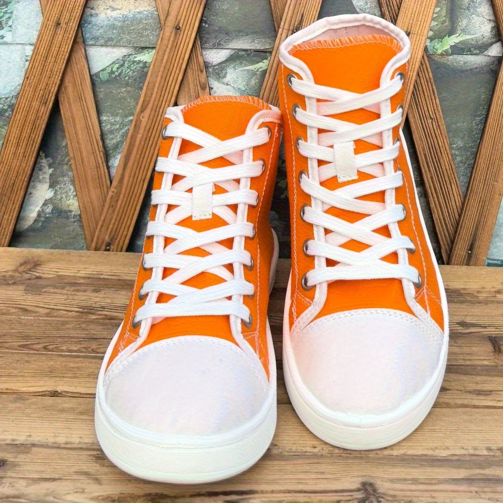 Sneakers, Women's High-Top Lace Skate Shoes with 2D Print - Premium Series, Fashionable and Design. Simple yet Elegant Style That Is Lightweight, Comfortable, Breathable, Moisture-wicking; Essential for Students During Back-to-school Season or