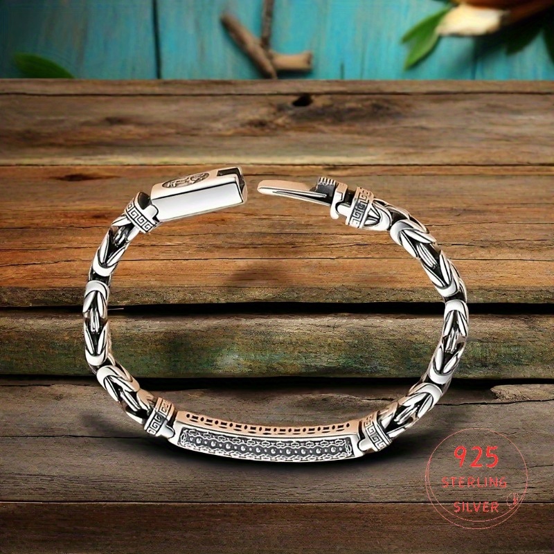 925 pure silver bracelet s925 sterling silver bracelet a modern and light   bracelet for women elegant and versatile