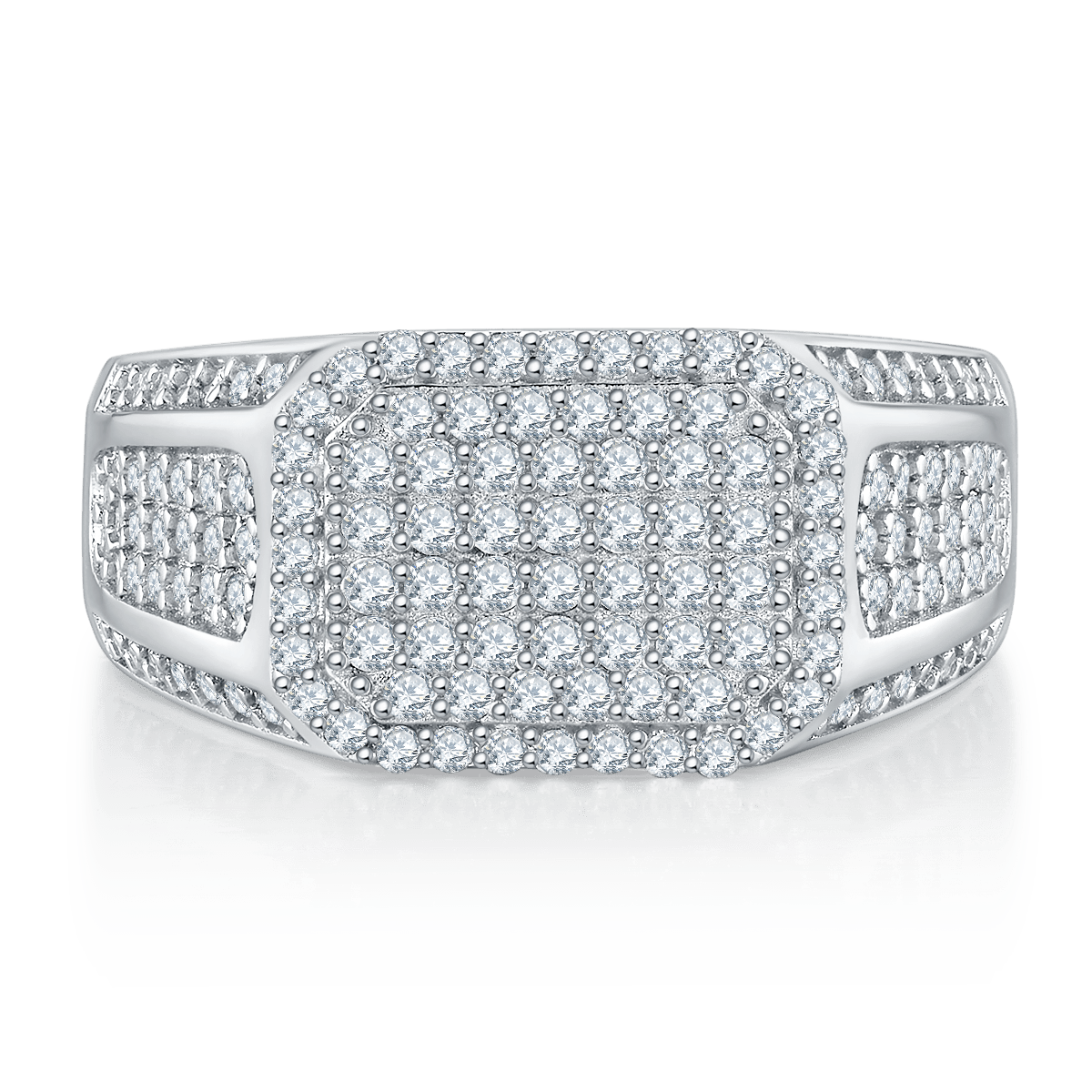 S925 Silver Moissanite Wedding Engagement Ring
