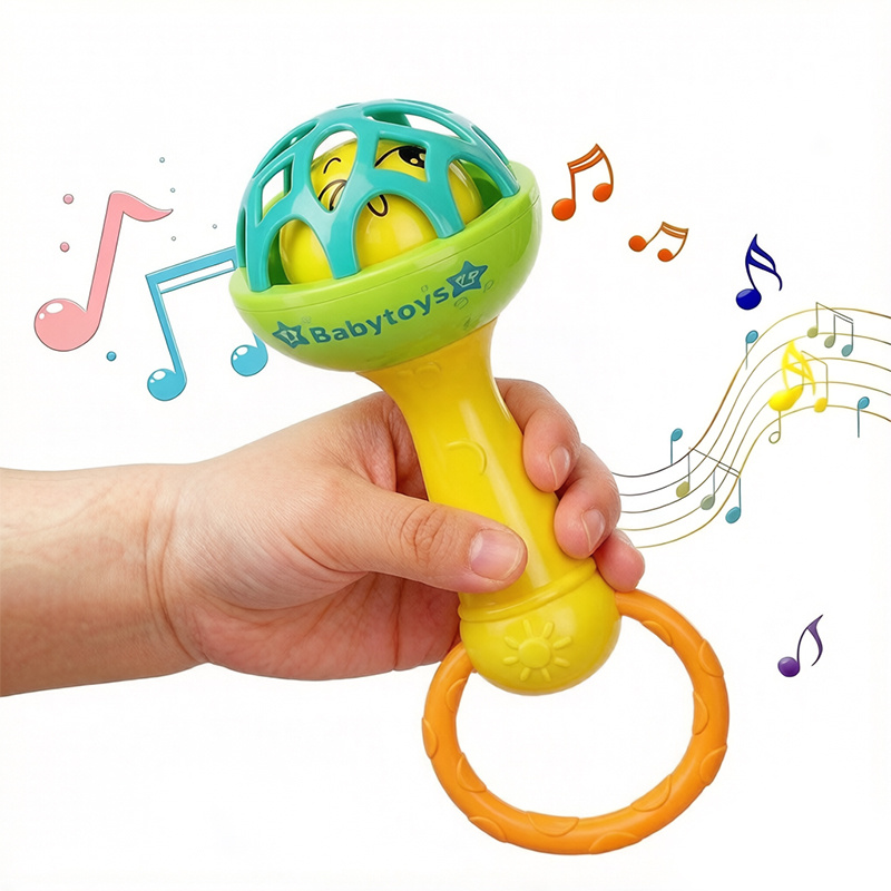 Baby Grasping Bell Toy for Sensory Development