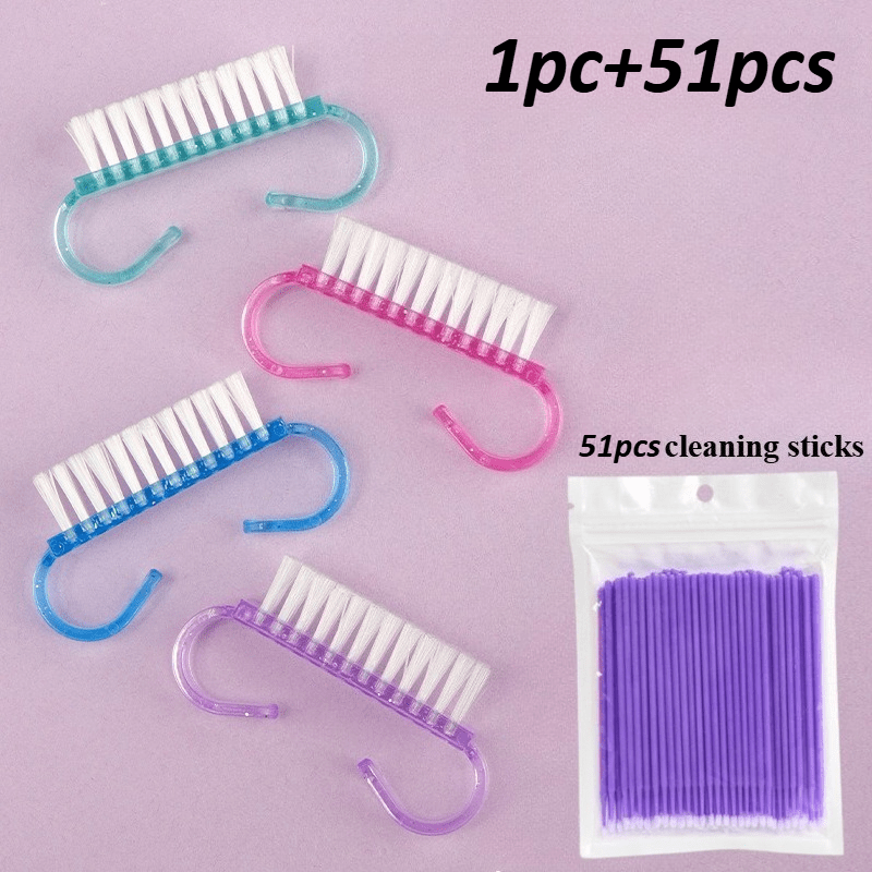 Foot and Nail Care Tool Set with Slanted Brush