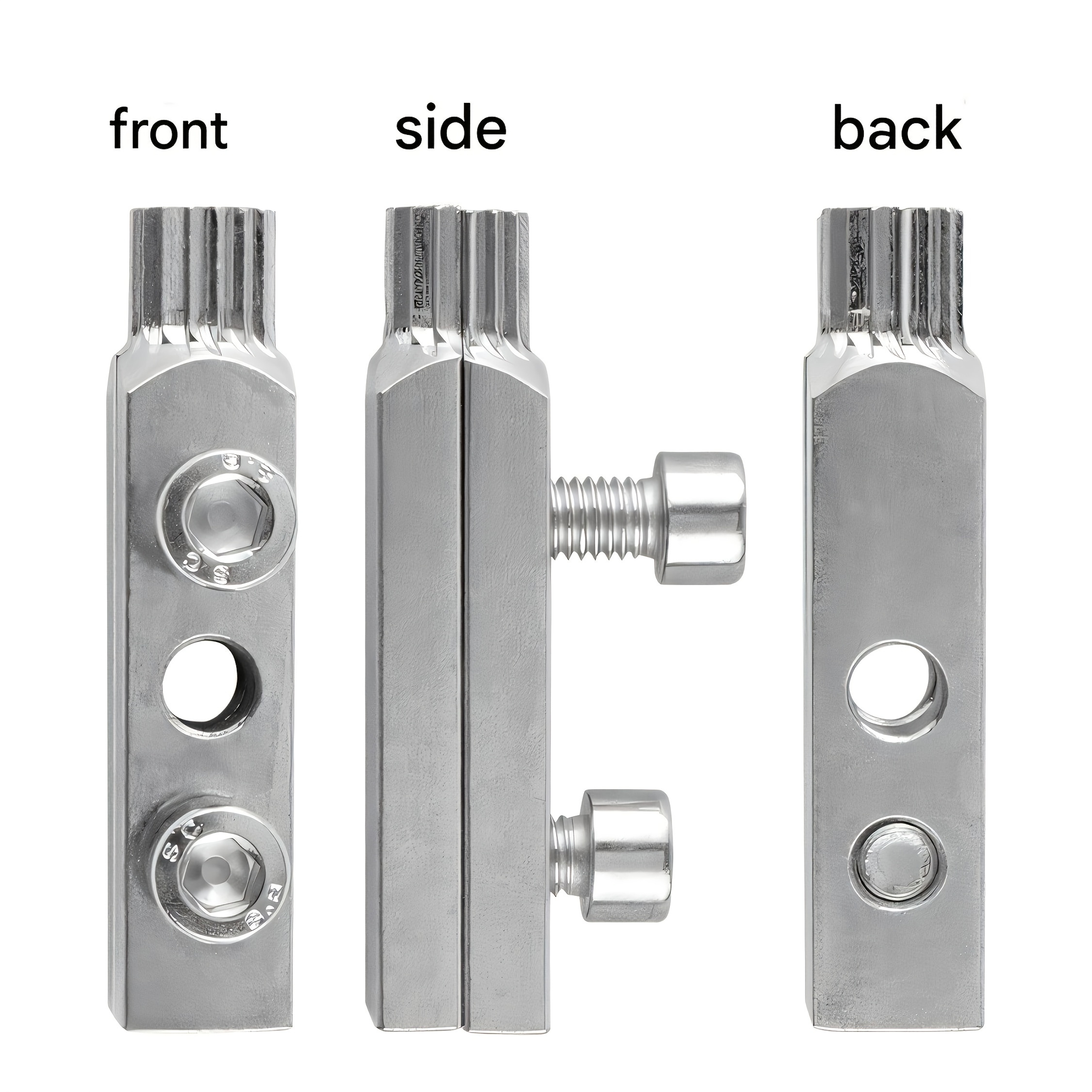 Juego de 2 piezas de herramientas de desmontaje ajustables para romper tuberías de metal de 2.5*0.51 pulgadas, herramienta universal para cortar y quitar cables rápidamente de grifos, extractor de tuercas universal de 1/2