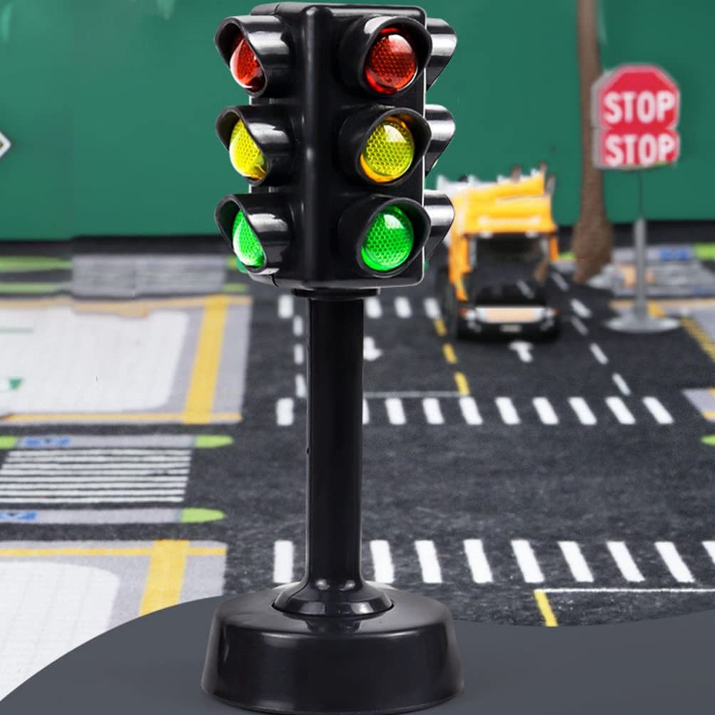 アイテム画像 ドールハウス用 リアルな信号機モデル 1個 - 車の装飾、 レーション、パーティー用品に最適 - 素晴らしい誕生日プントに