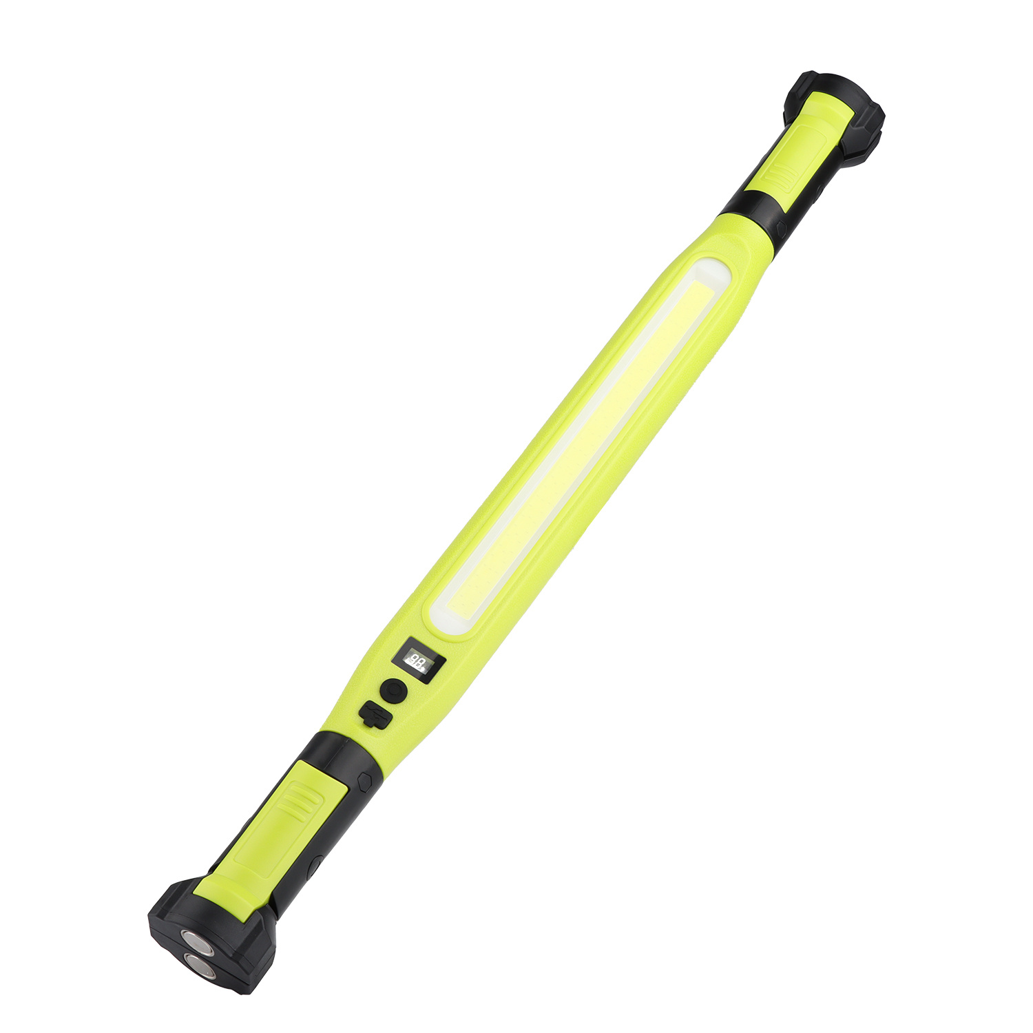 TEMU High-brightness Led Work Lamp With Magnetic Hook & Rechargeable Battery - Portable Flashlight Suitable For Car Maintenance, Under Hood Use,