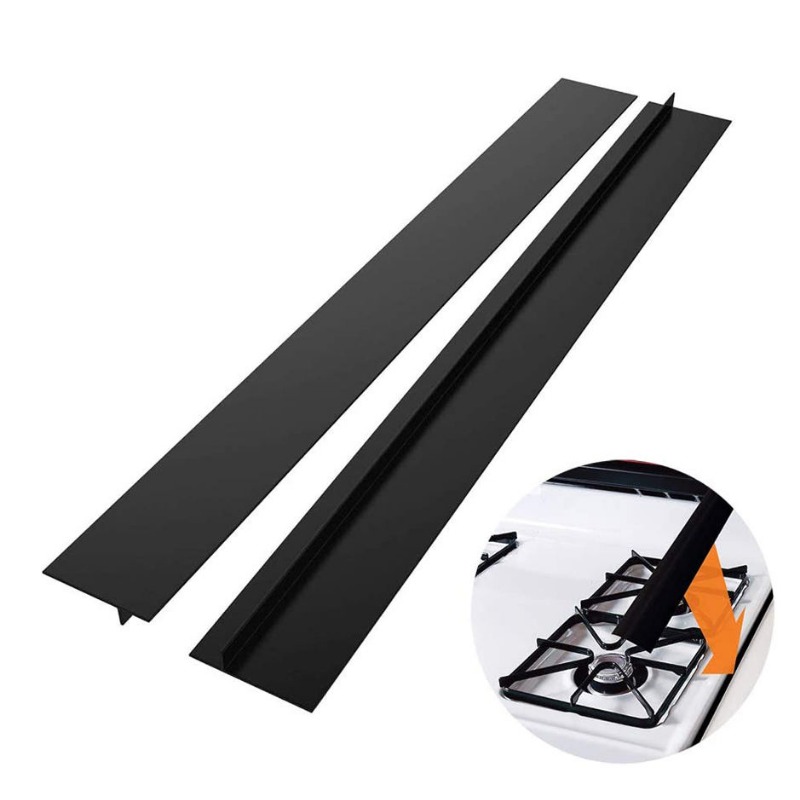 TEMU 2pcs Heavy-duty Heat-resistant Stove Sealing Strip -70cm (27.56 Inches)/cover, Oil/water/dust Resistant, Easy To Strip, Suitable For Stoves And