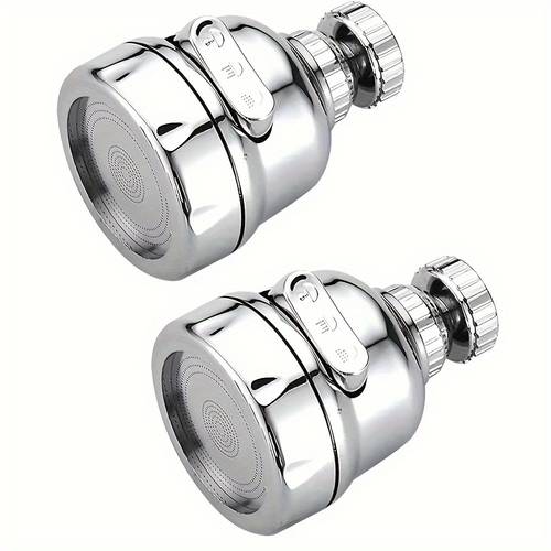 chrome plated faucet nozzle accessories 360 3 level rotating water saving aerator diffuser with extended nozzle durable plastic kitchen sink sprayer stylish design metallic texture high quality sprayer sturdy construction essential for home