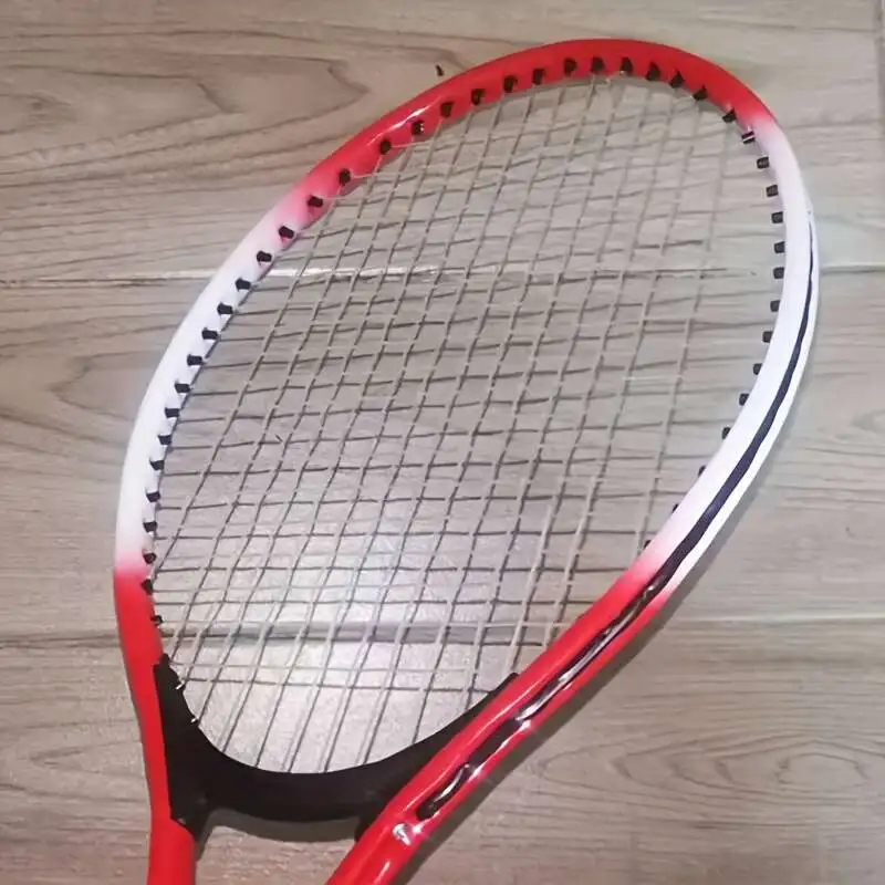 20 inch beginner tennis racket red white durable dense for powerful shots lightweight design for easy handling indoor outdoor play details 2