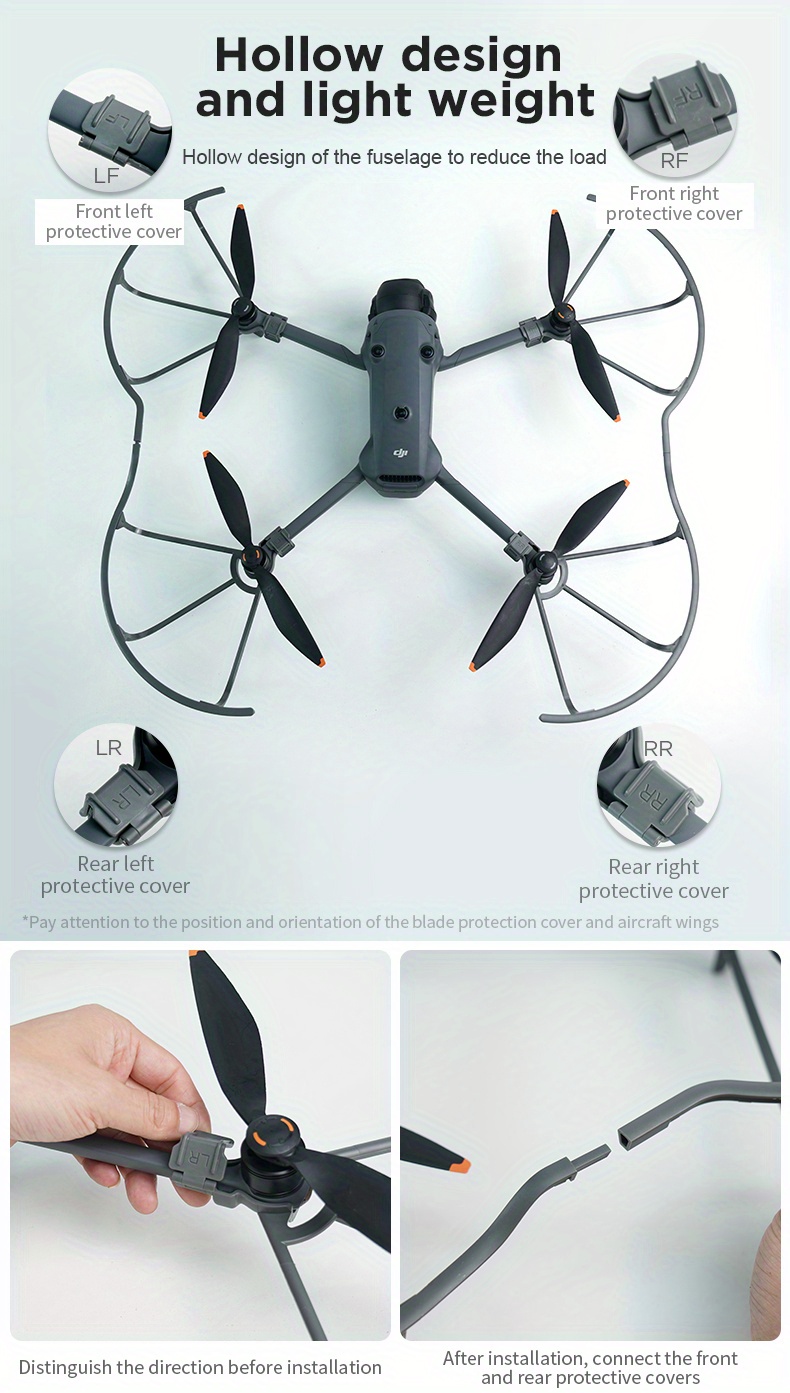 propeller guard for dji   4 pro anti collision   release bumper protection cover for dji   4 pro   accessories Product details 6