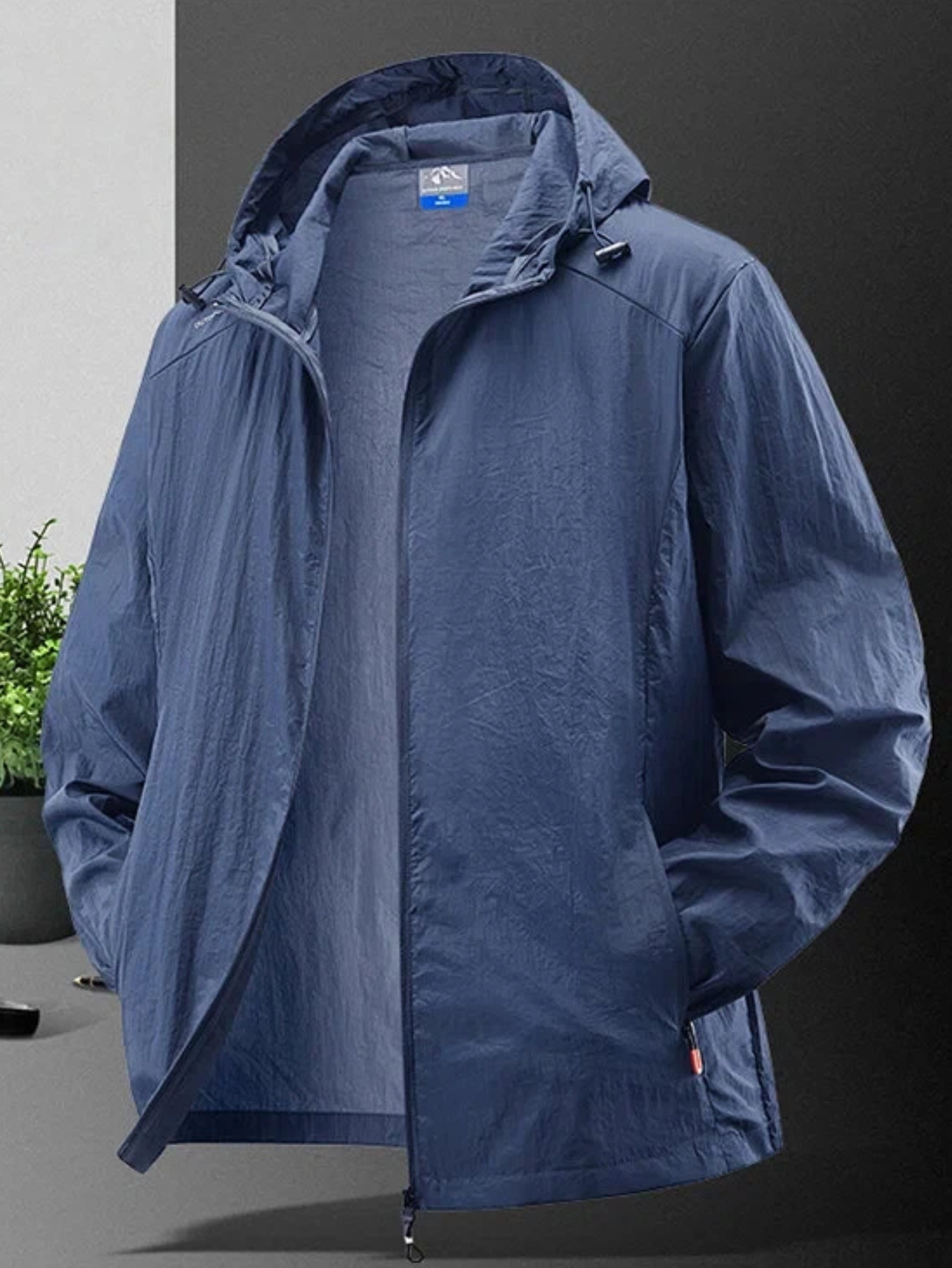 mens jacket lightweight breathable fishing hoodie for outdoor running quick   skinny coat summer