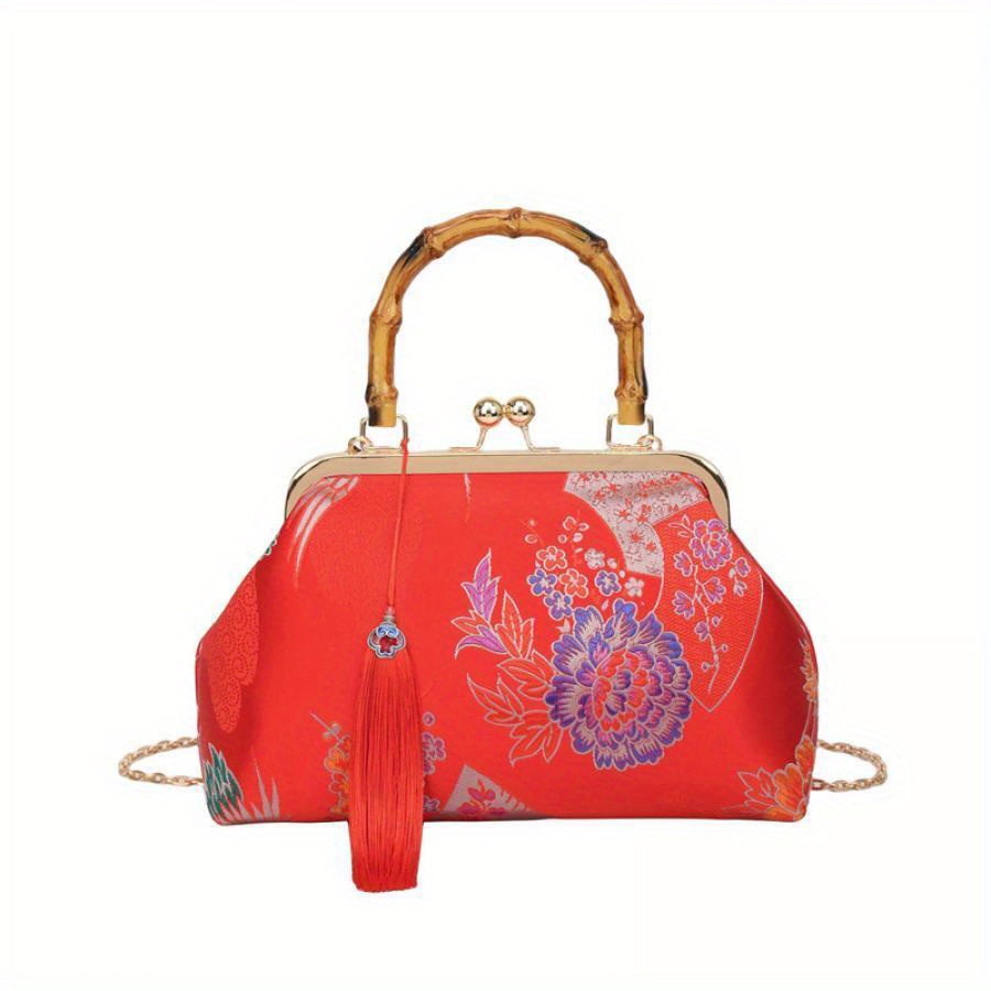women's traditional chinese vintage evening clutch polyester Temu