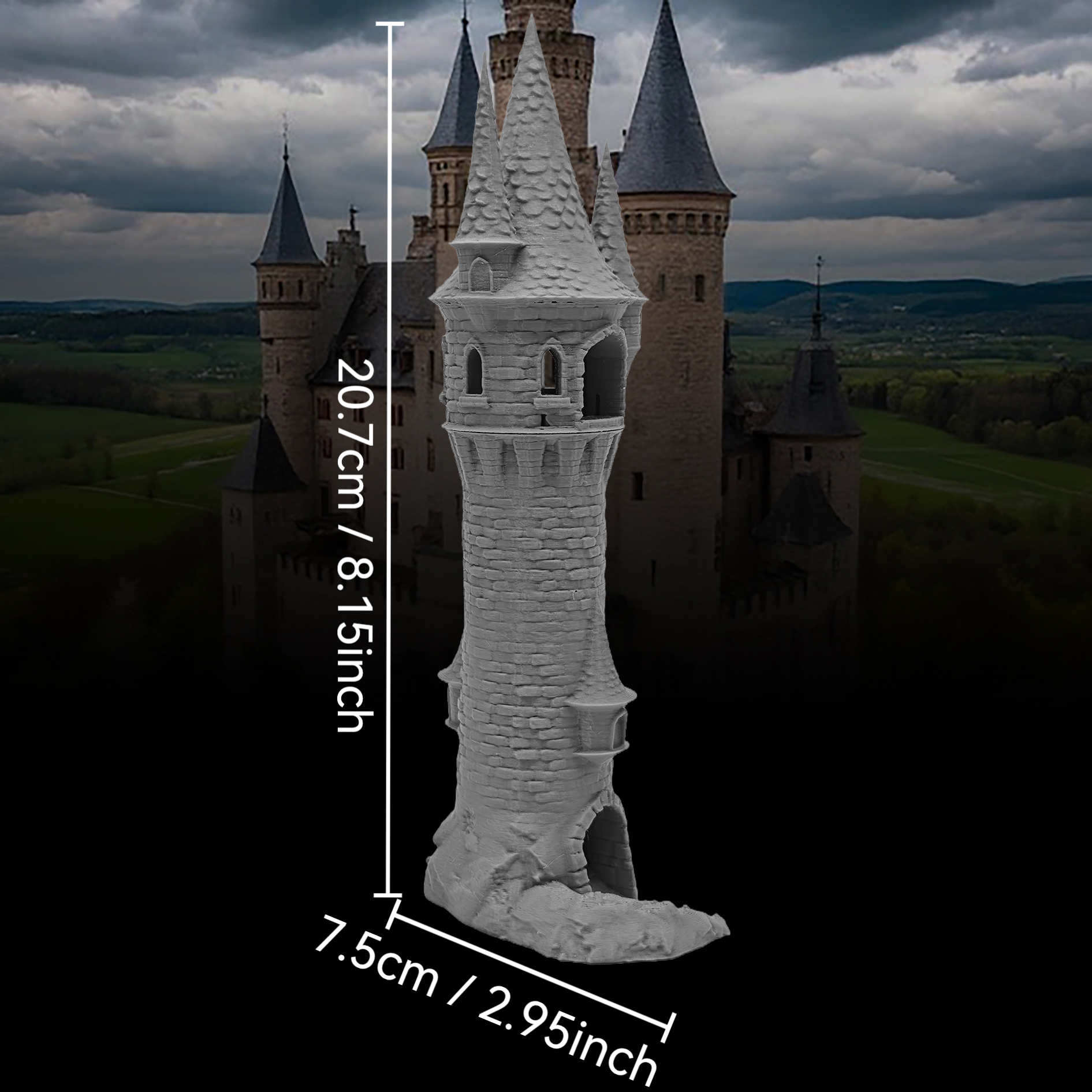 TEMU 1pc, un modèle de tour de d'un jeu de rôle, un du jeu, à ou comme décoration pour votre de jeu, un cadeau de fantasy bien conçu
