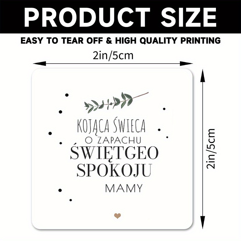 for laptops 1   sunscreen version fun mothers day candle label sticker 2 0  inch vinyl decal containing humorous polish messages and   designs   candle gifts home decor mothers day gifts gift decorations