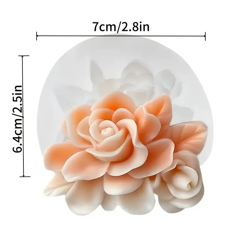 Silicone Mold, Candle Mold, Used For Making Candles, Resin, Clay, Aromatherapy, Gypsum Silicone Molds, Home Decoration, Suitable For Valentine's Day, Birthday, Wedding, Mother's Day Decoration