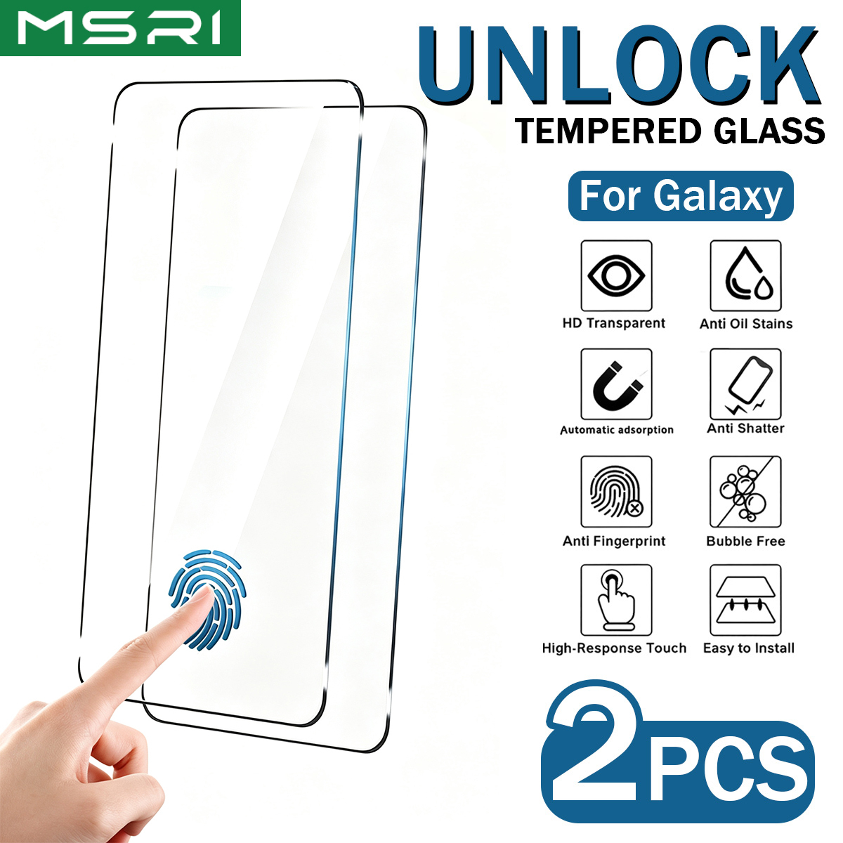 TEMU 2 шт. HD захисне скло для for Galaxy S26 Ultra, сумісне з моделями S24 Ultra/S25 Ultra/S20 FE/S21 FE 5G/S23 FE/S24 FE/S26/S26 Plus, підтримує