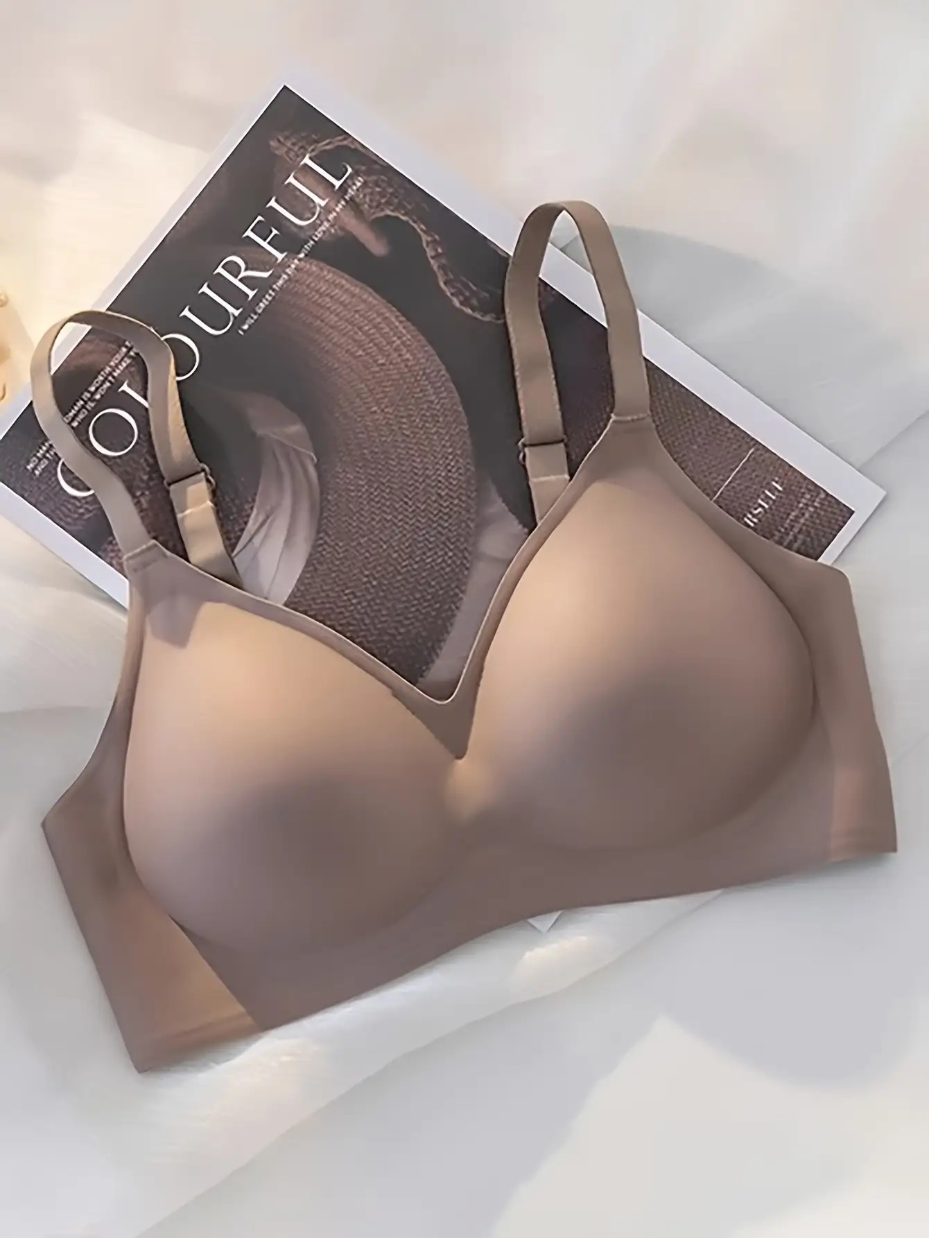 wire free push up bra for women   design seamless gathering designed for small busts adjustable straps black white apricot coffee for daily wear date wear festive   lingerie strong support high end luxury  