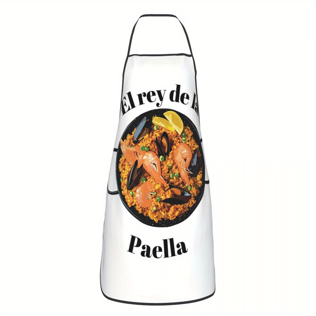 TEMU Delantal De La - Bibi de cocina elegante de poliéster para hombres y mujeres, , hornear y limpiar - Duradero, y fácil de limpiar