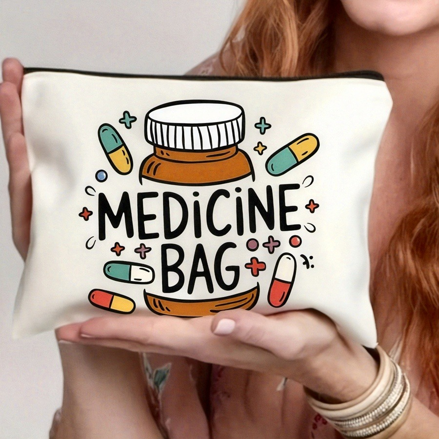 TEMU 1 pieza Bolsa de viaje para cosméticos, neceser con cremallera, bolsa de , estuche para lápices, bolsa de acabado, bolso de de mujer para