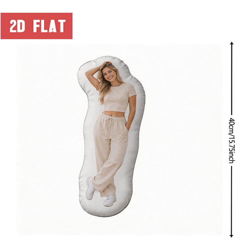 TEMU Custom Personalized Photo Shaped Pillow, Full Body Figure Custom Picture Decorative Cushion, 70cm Large Size Accent Pillow For Sofa And Bedroom,