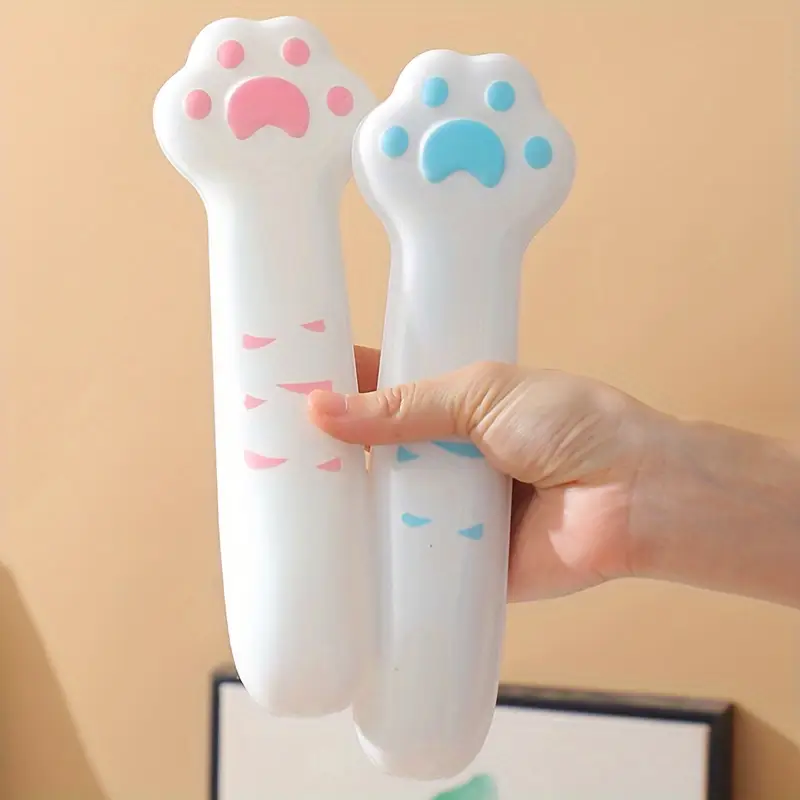 2pcs stainless steel outdoor cutlery set with cute cat paw design - heavy-duty reusable , portable camping, picnic, travel utensils with ergonomic handle & paw-shaped storage case, hygienic & durable and adults, ideal for camping, travel, everyday use - light paw print, polished , compact & lightweight for , outdoors, camping accessories, cutlery camping, camping accessories and equipment, picnic accessories Product details 1