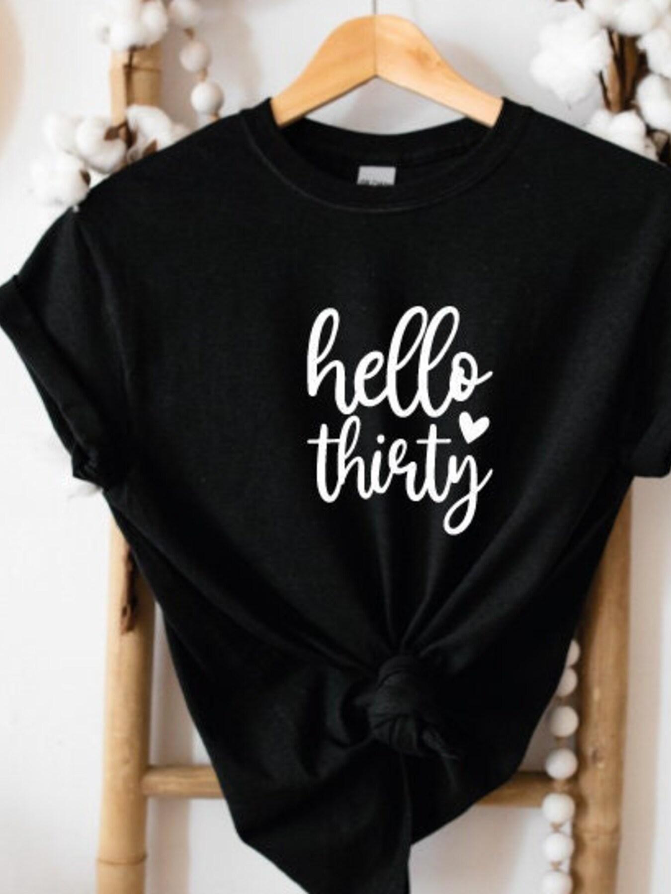 30e anniversaire t-shirt officiellement 30 ans tee femme