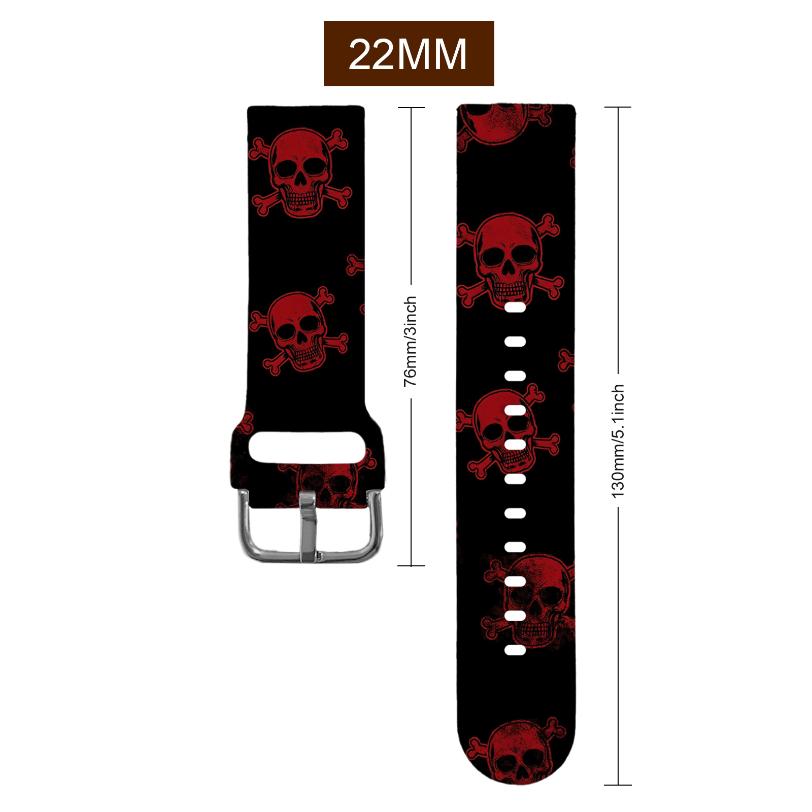 TEMU For Compatible Strap, Silicone Band With Clasp Quick Release, Lightweight Suitable For Galaxy Watch 6/, Colorful Dressy & Funky Style, For