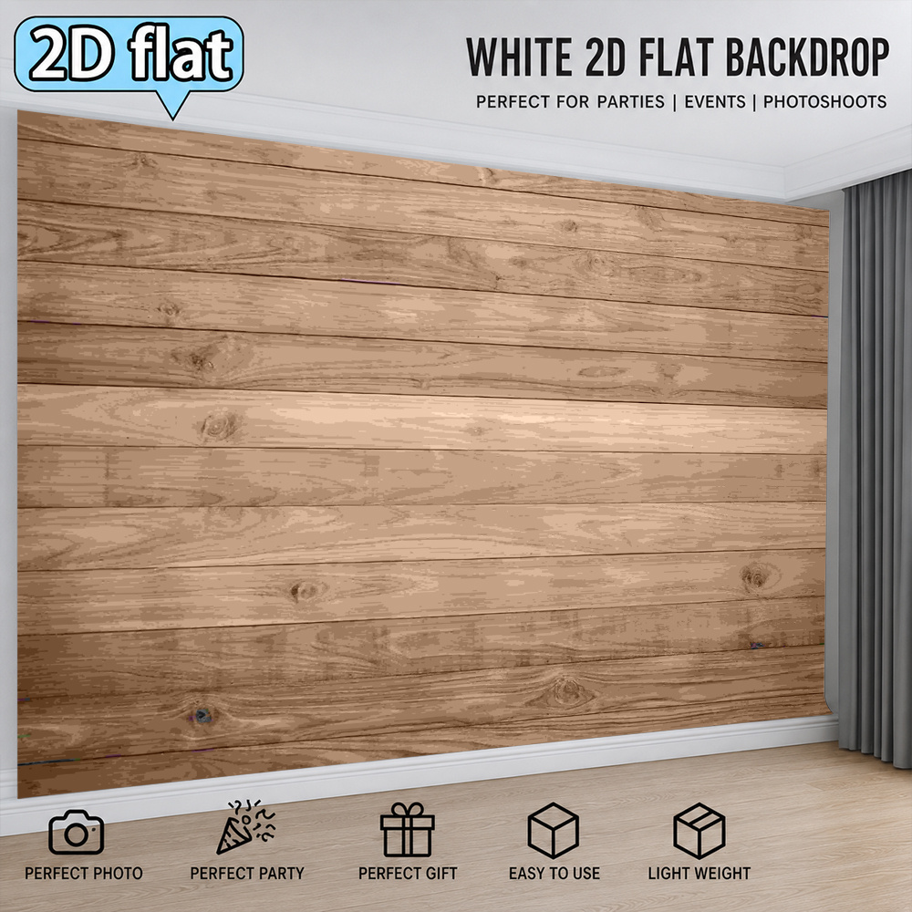Natural Wood Backdrop for Photography