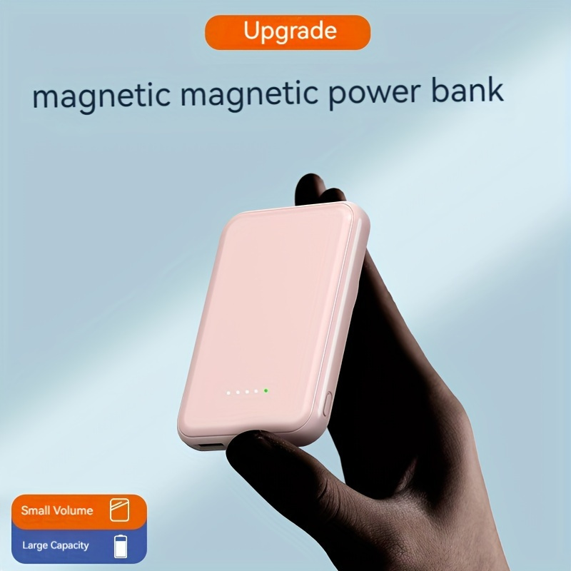 Power Bank Magnético Magsafe 10000mAh - Carga Rápida 20W, Inalámbrico Para IPhone 16/15/14/13/12