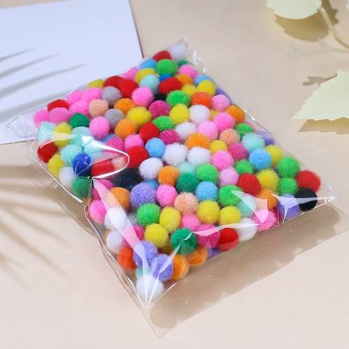 100 400 1000 2000 4000pcs 1cm pompoms for crafts making ornaments cultivating multicolor decoration fuzzy pom poms ball for diy art craft supplies