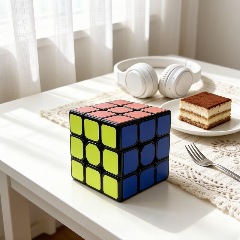 3x3   smooth   educational puzzle for beginners featuring 6 vibrant colors orange white fluorescent   fluorescent yellow       brain development learning and speed   cube competition