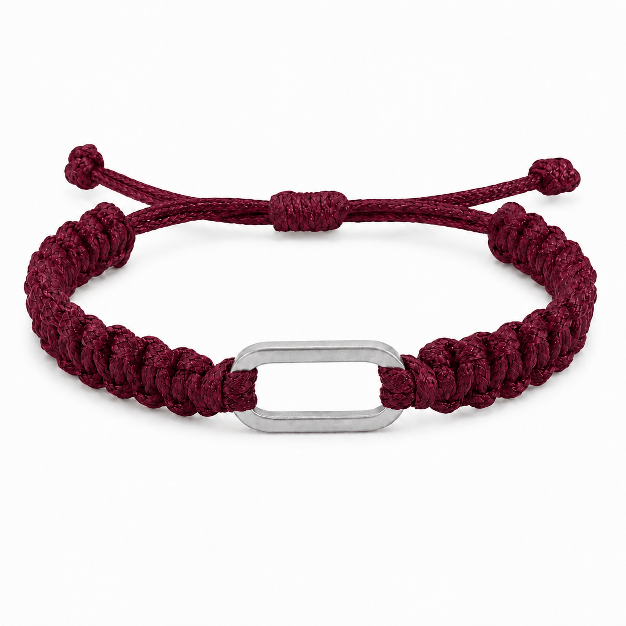 Personalized Two Name Oval Link Bracelet, Adjustable Wristband