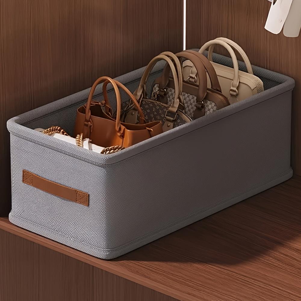 TEMU Boîte de séparation organisatrice pour sacs, rangement de placard pour sacs à main, convient aux étudiants, chambre, dortoir, organisation de