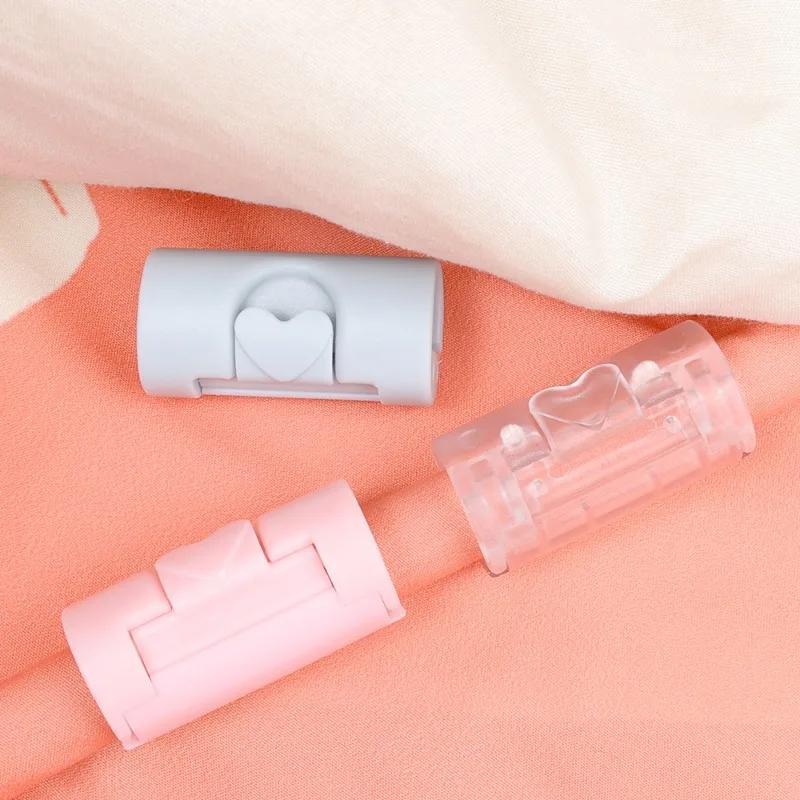 6 12pcs bedsheet clips plastic non slip clamp quilt bed cover holder curtain blanket buckles clothes pegs fasteners fixer device details 5