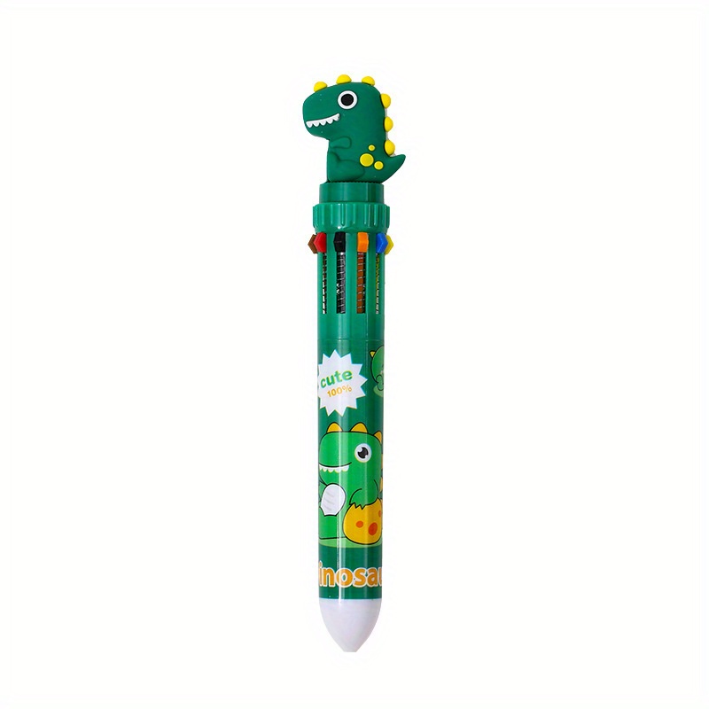36pcs 0 5mm cartoon dinosaur retractable ballpoint pens cute multi color dinosaur design fine tip for precise writing     and     school stationery   design vibrant colors Product details 5