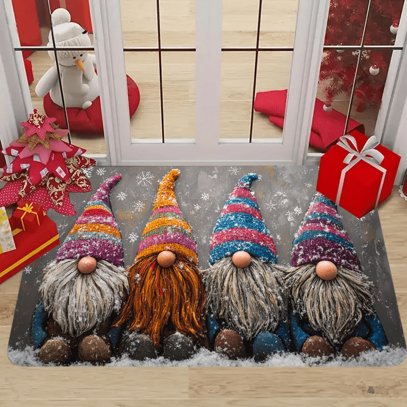 

1pc Doormat , Washable , Christmas Decor For Bedroom, , Kitchen, ,