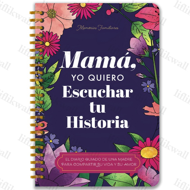 TEMU Diario , Cubierta en Español, Página Interior en Inglés, Latina, Diario Bilingüe , Libro de Recuerdos, Regalo para , Memorias Familiares,