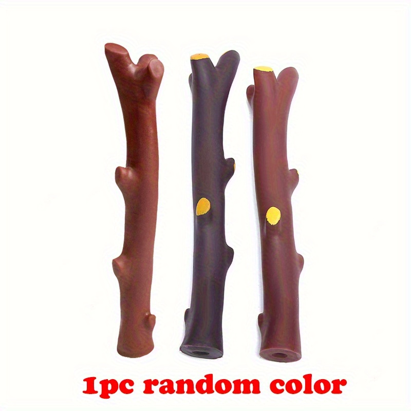 Image of Durable Tpr Dog Chew Toy For Teeth Cleaning And - Bone-shaped With Golden Dots, Ideal For Small To Medium Breeds, Promotes Healthy Chewing And Playtime, Design, Dog Toy, Without Battery, Random Color