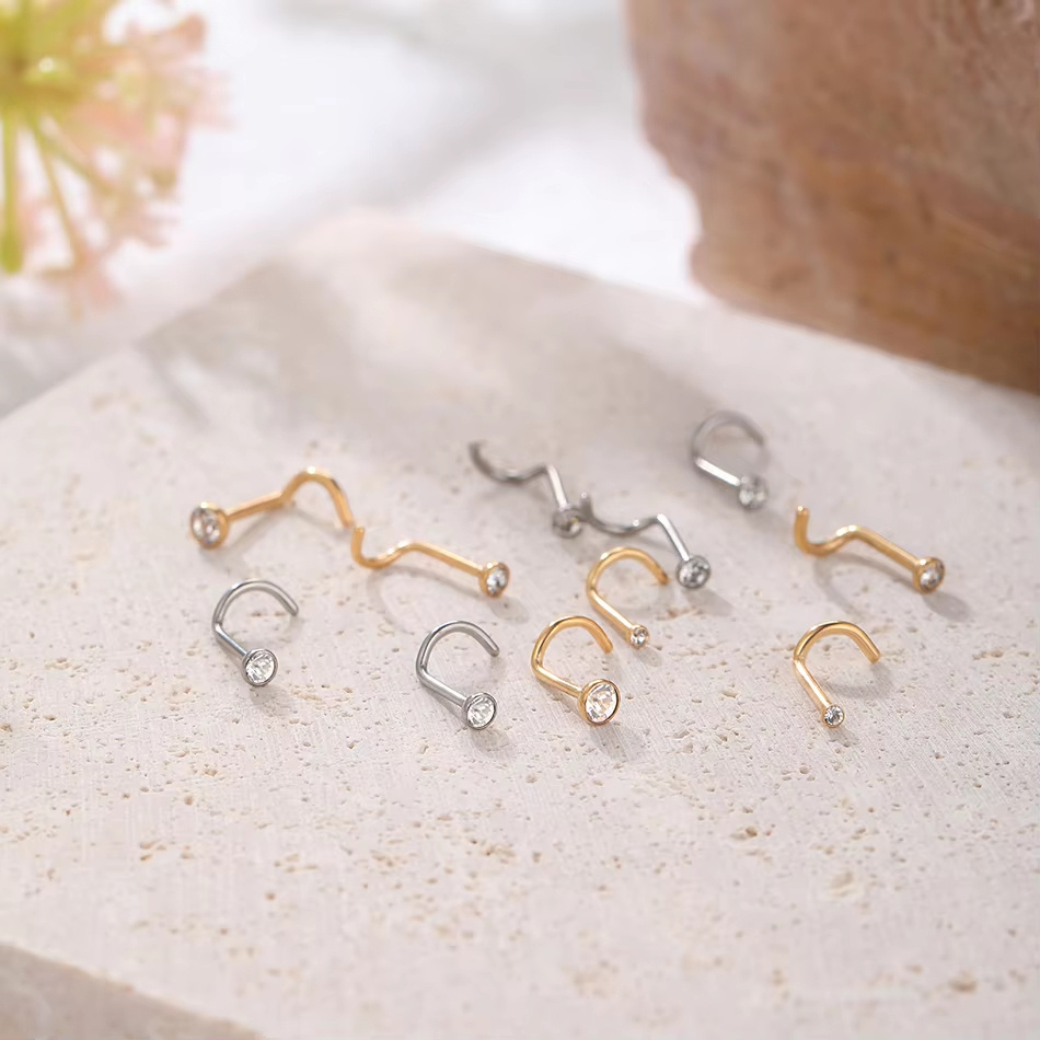 G23 Titanium Alloy Nose Ring Stud