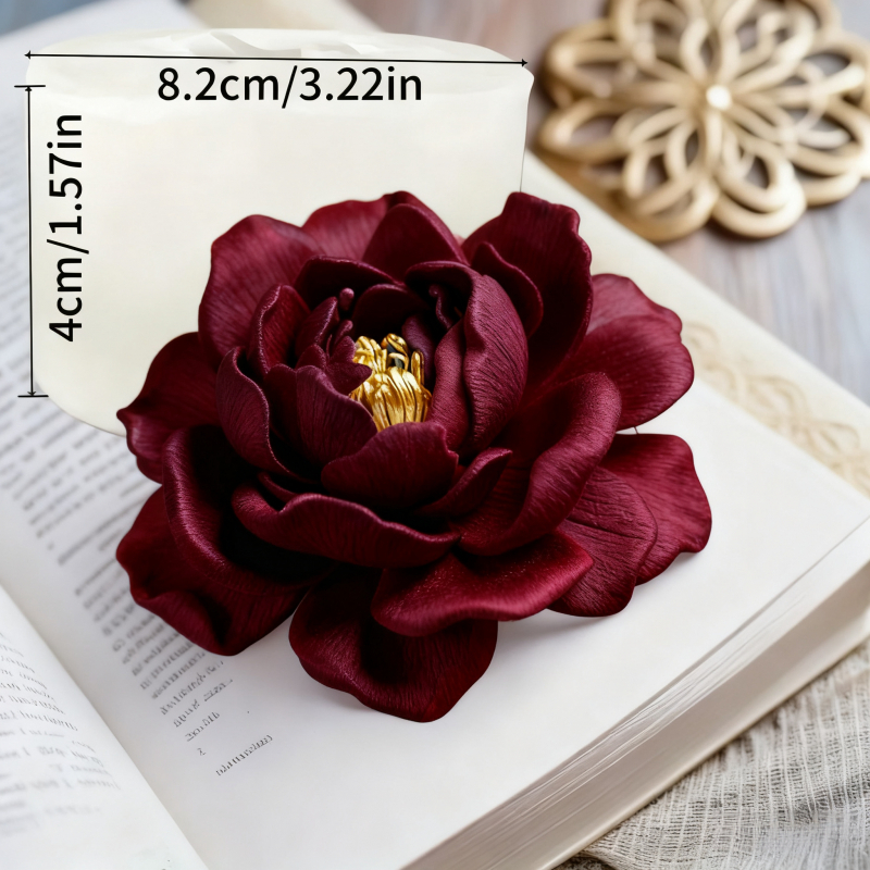 Resin Silicone Mold 1pc Exquisite Silicone Mold For Candle, Resin Art, And Clay Craft - Intricate , Layered Petal Handmade Wedding, Birthday, Mother's Day Handmade Gift Reusable Mold For Home Decor