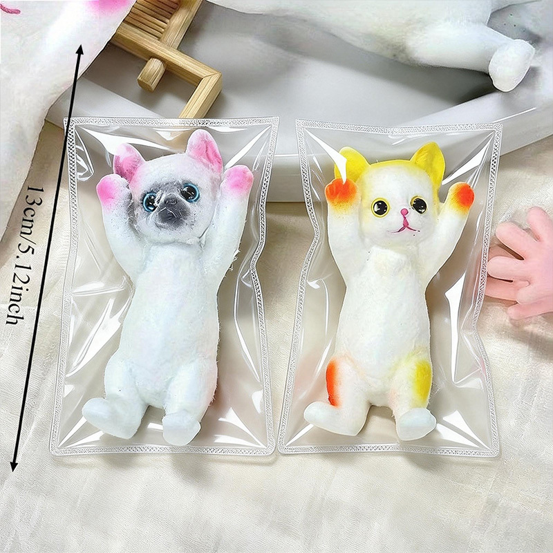 juguete para apretar taba de   tierno levantando  , color aleatorio,   kawaii   de recuperación lenta, sensorial, interactivo y divertido, decoración de escritorio, regalo para  , navidad, día de san valentín, acción de  ,  ,  , decoración de  
