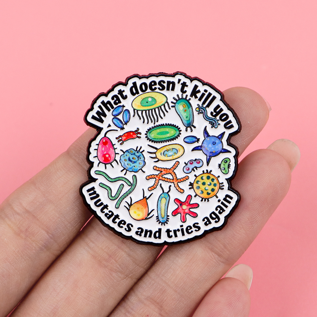 1pc what doesnt mutates and   again lapel pins pin briefcase badges gift brooches backpack badge accessories for jewelry cute things